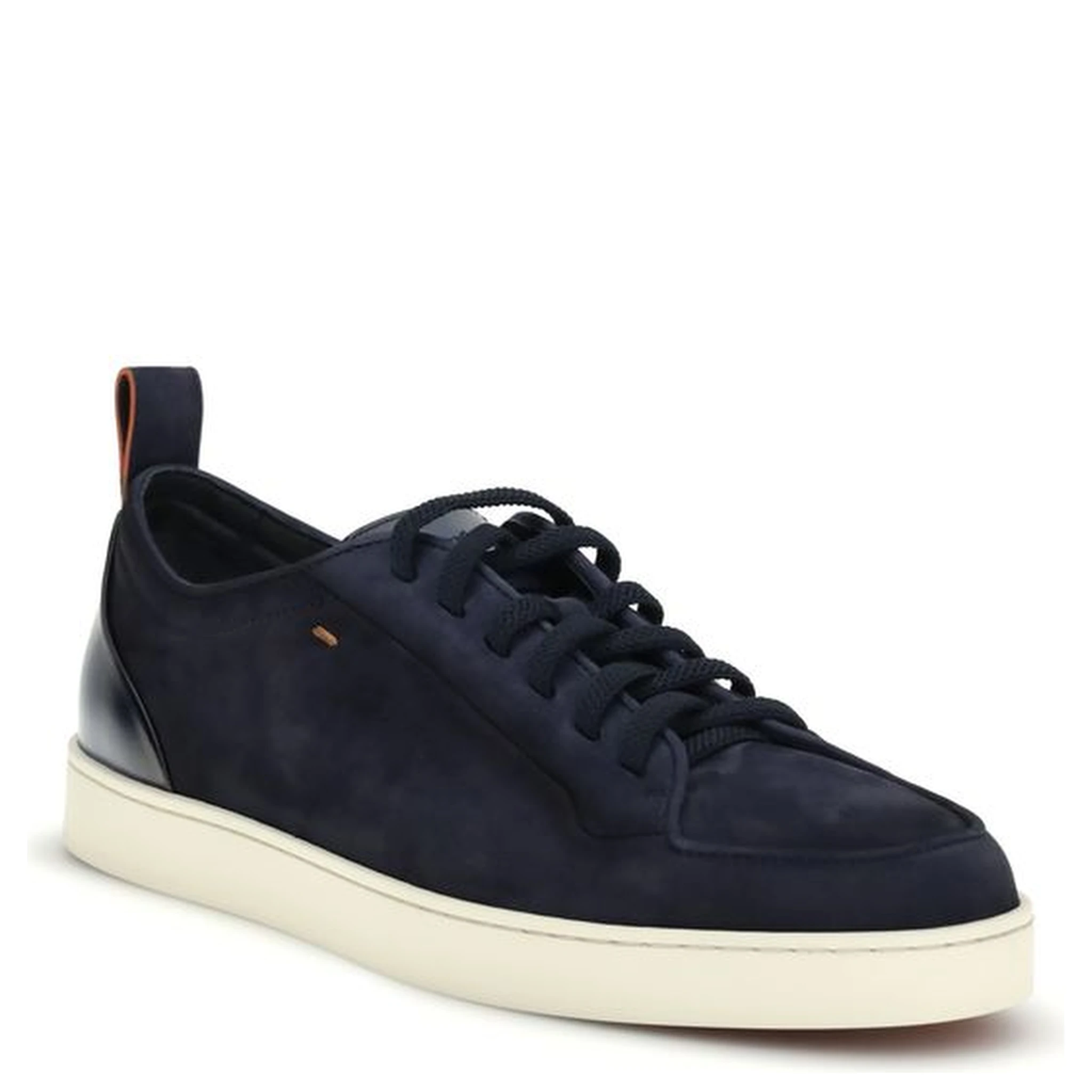 Blue Calf Leather Bos Taurus Low Top Sneakers