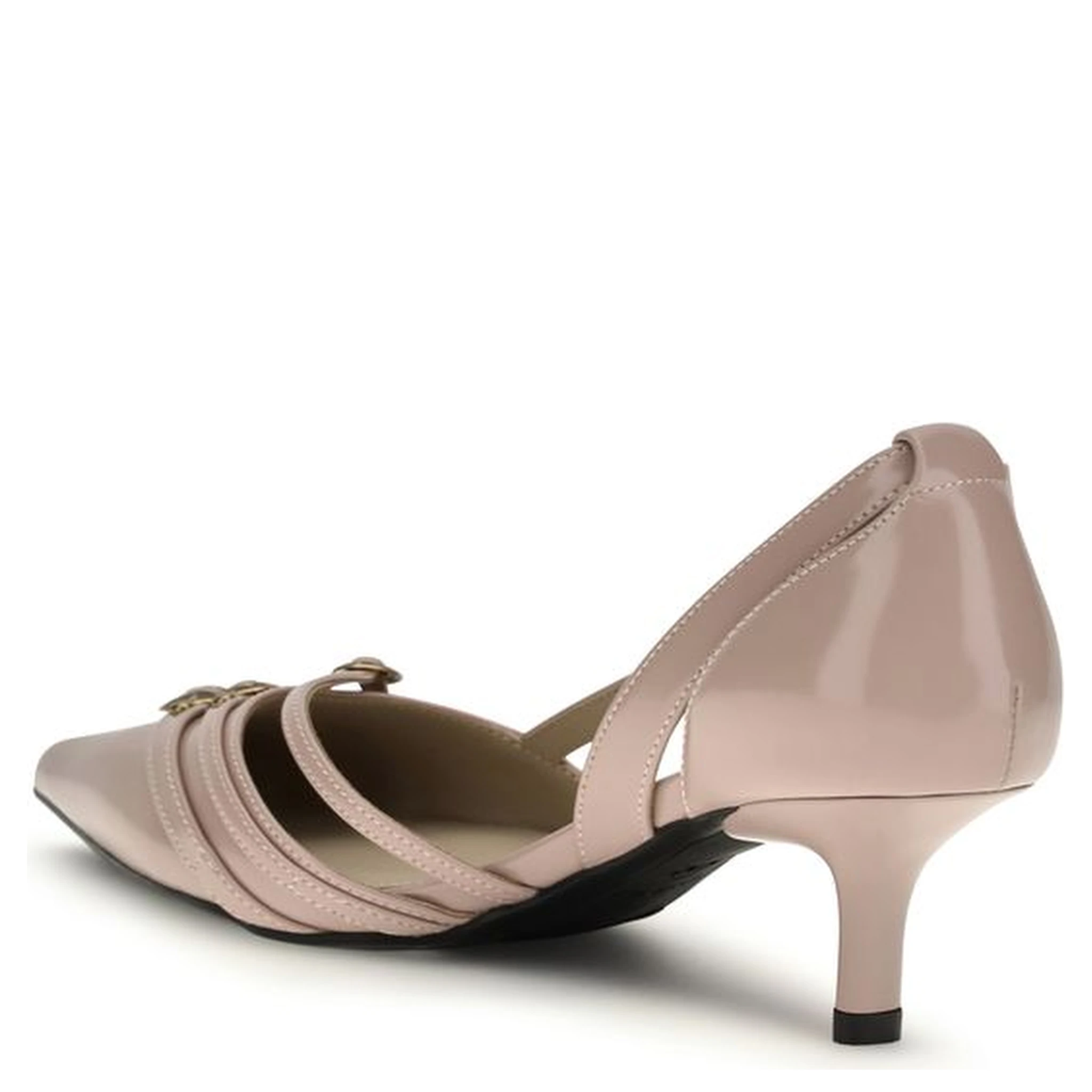 Multicolor Calf Leather Bos Taurus Mid Heel Pumps