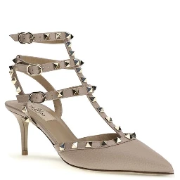 Gray Calf Leather Bos Taurus Pumps