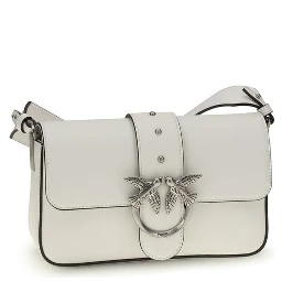 White Calf Leather Bos Taurus Shoulder Bag