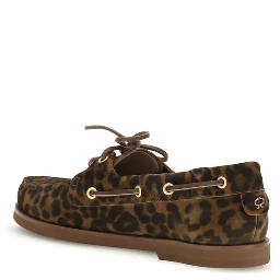 Multicolor Calf Leather Bos Taurus Slip-On Loafers