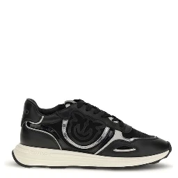 Black Calf Leather Bos Taurus Athletic Sneakers