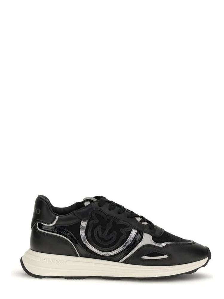 Black Calf Leather Bos Taurus Athletic Sneakers
