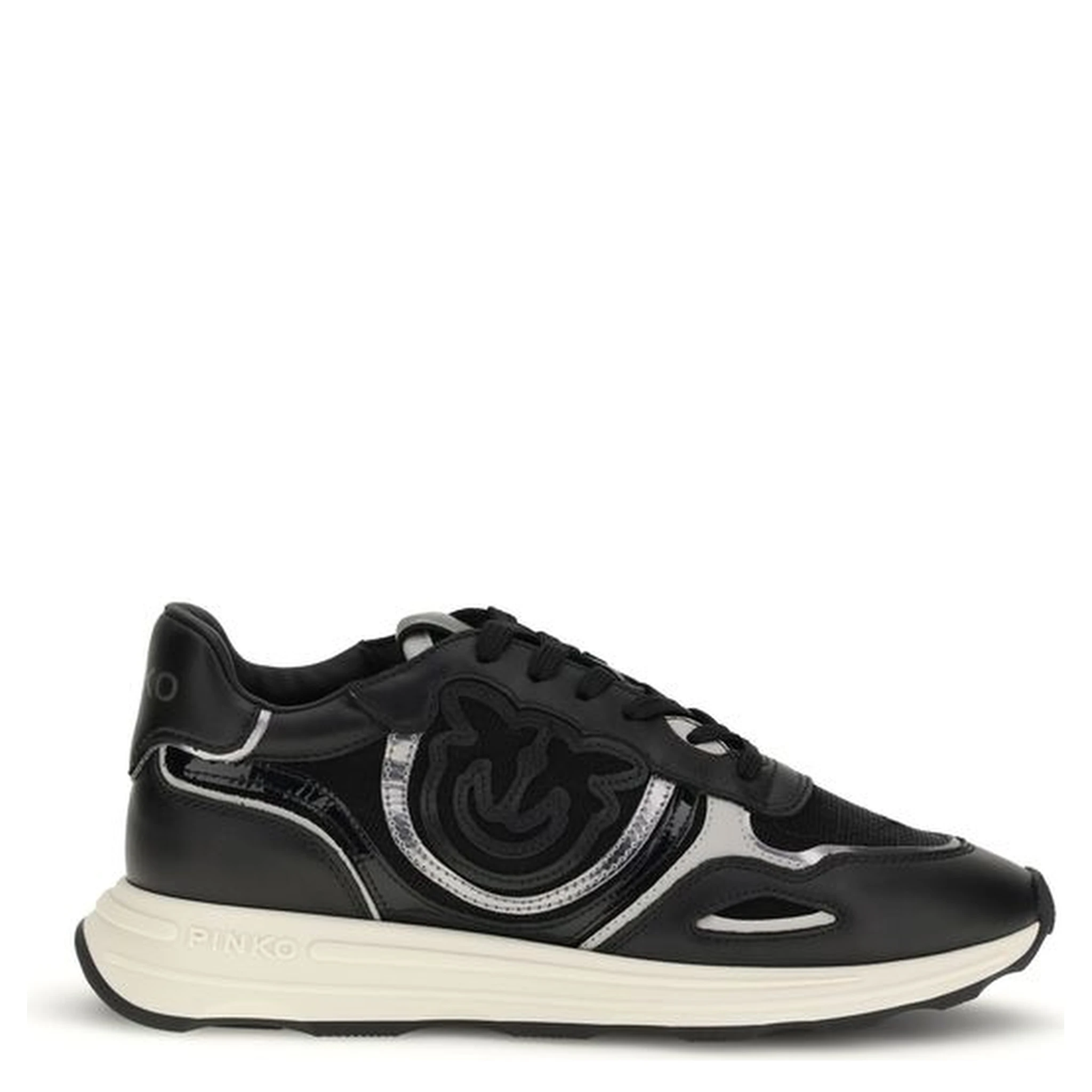 Black Calf Leather Bos Taurus Athletic Sneakers