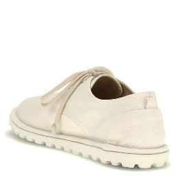 White Cotton Oxfords And Derbies