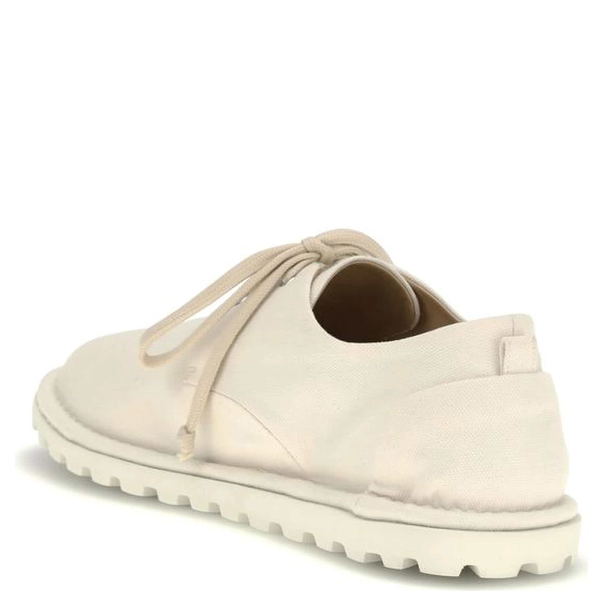 White Cotton Oxfords And Derbies