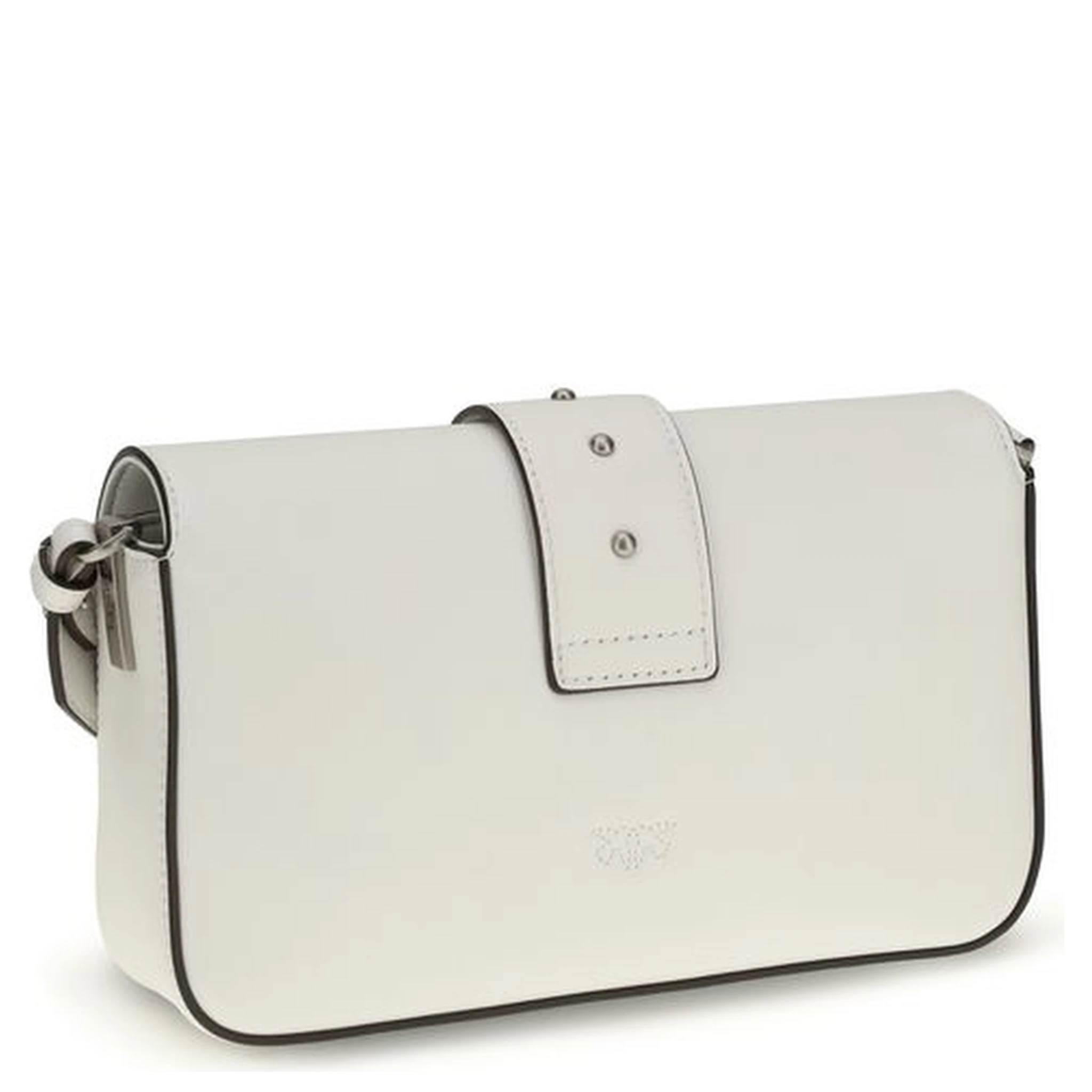White Calf Leather Bos Taurus Shoulder Bag