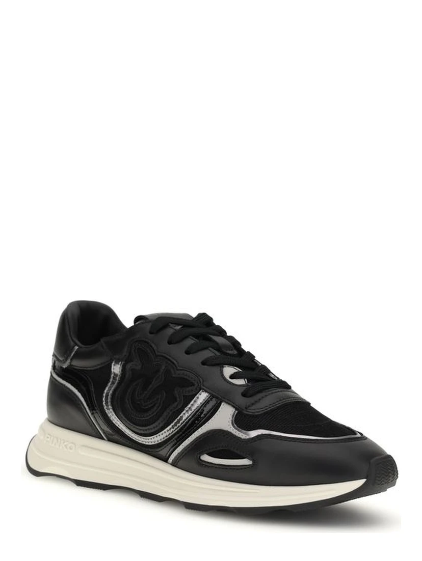 Black Calf Leather Bos Taurus Athletic Sneakers