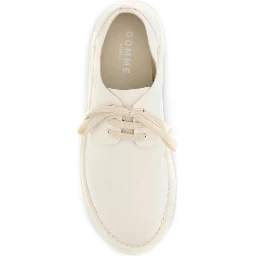White Cotton Oxfords And Derbies
