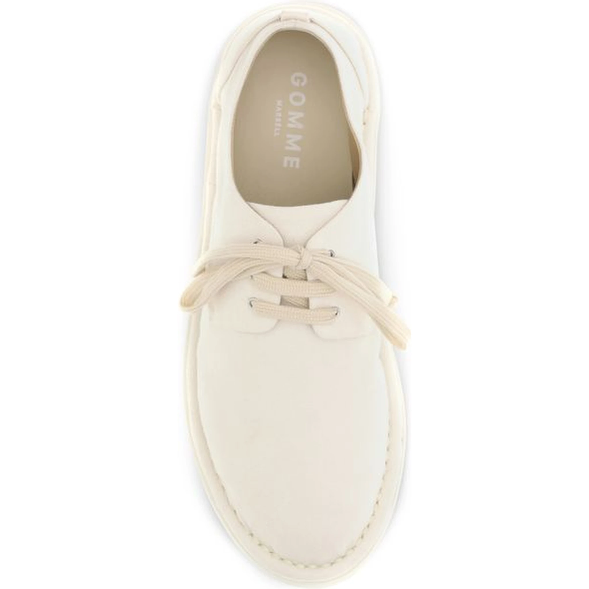 White Cotton Oxfords And Derbies