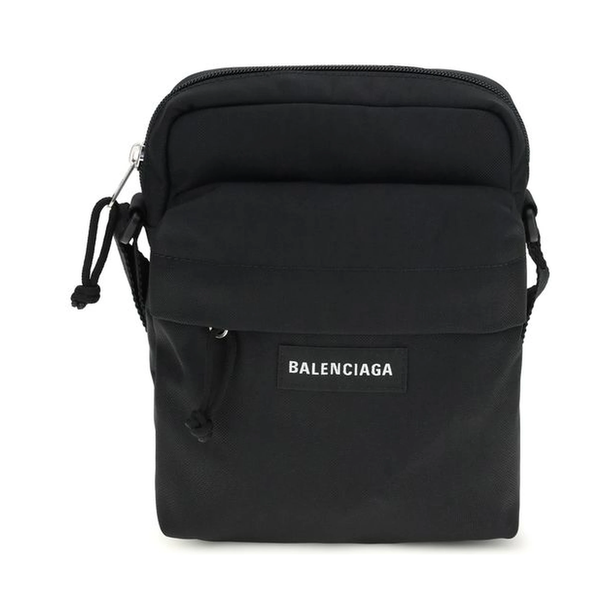Black Polyamide Shoulder Bag