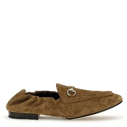 Brown Calf Leather Bos Taurus Slip-On Loafers