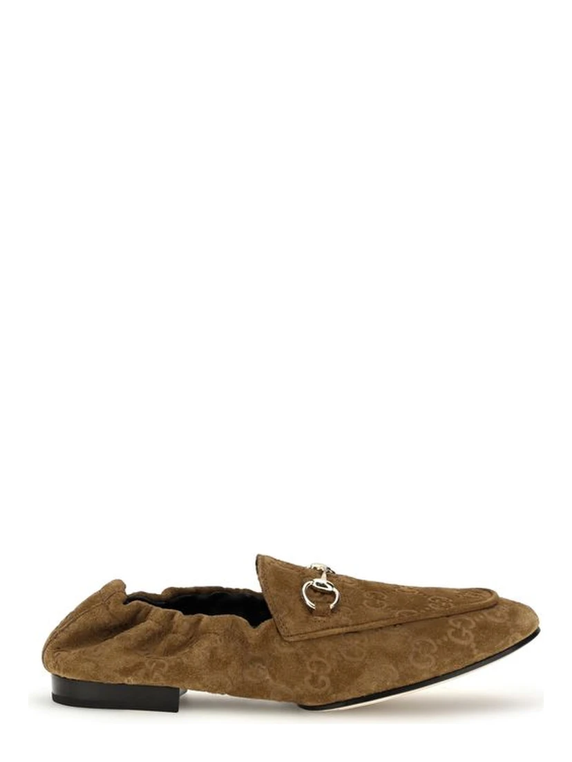 Brown Calf Leather Bos Taurus Slip-On Loafers