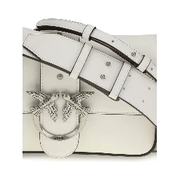 White Calf Leather Bos Taurus Shoulder Bag