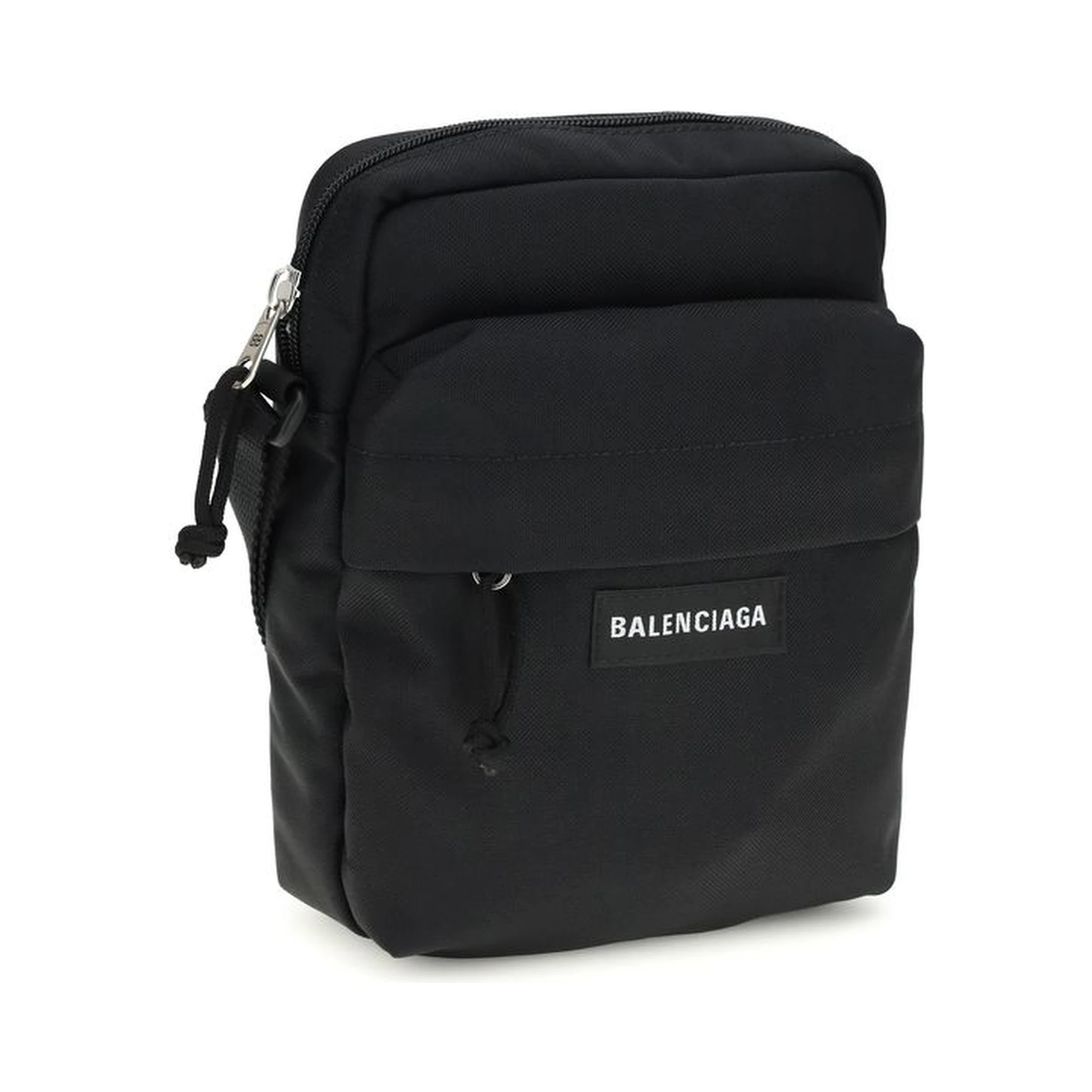 Black Polyamide Shoulder Bag