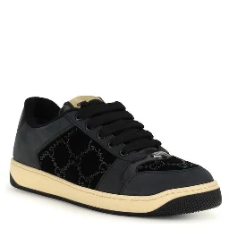 Blue Calf Leather Bos Taurus Athletic Sneakers