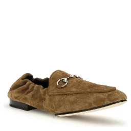 Brown Calf Leather Bos Taurus Slip-On Loafers