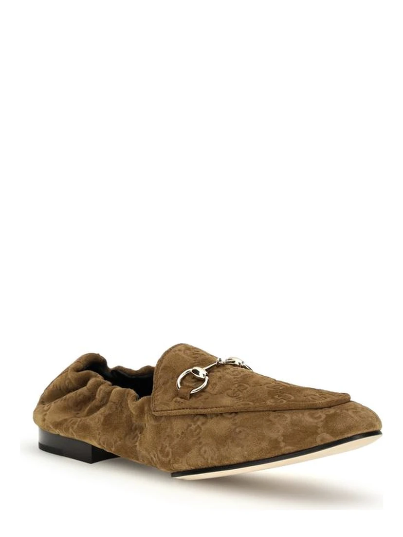 Brown Calf Leather Bos Taurus Slip-On Loafers