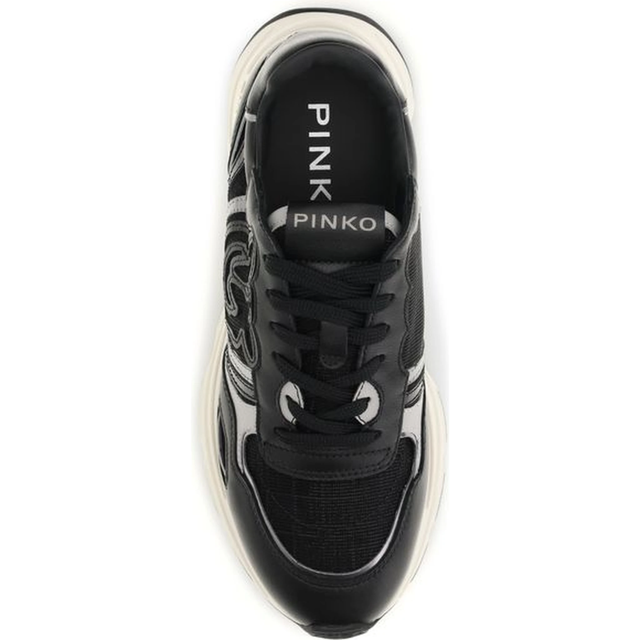 Black Calf Leather Bos Taurus Athletic Sneakers