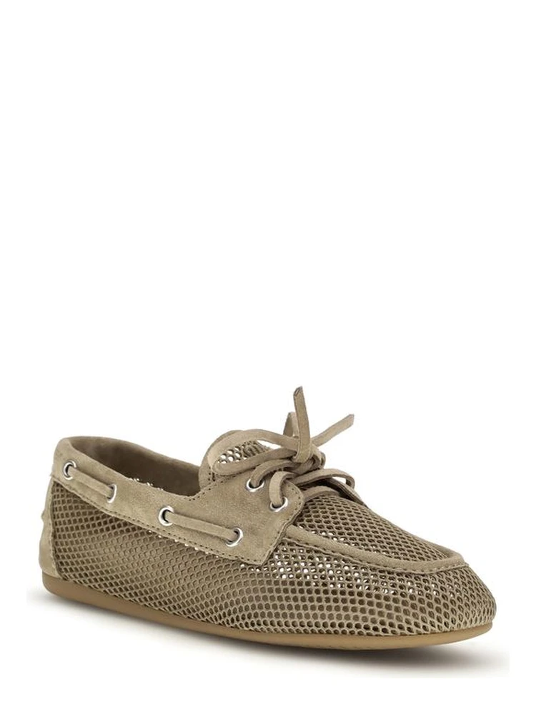 Beige Calf Leather Bos Taurus Slip-On Loafers alternative