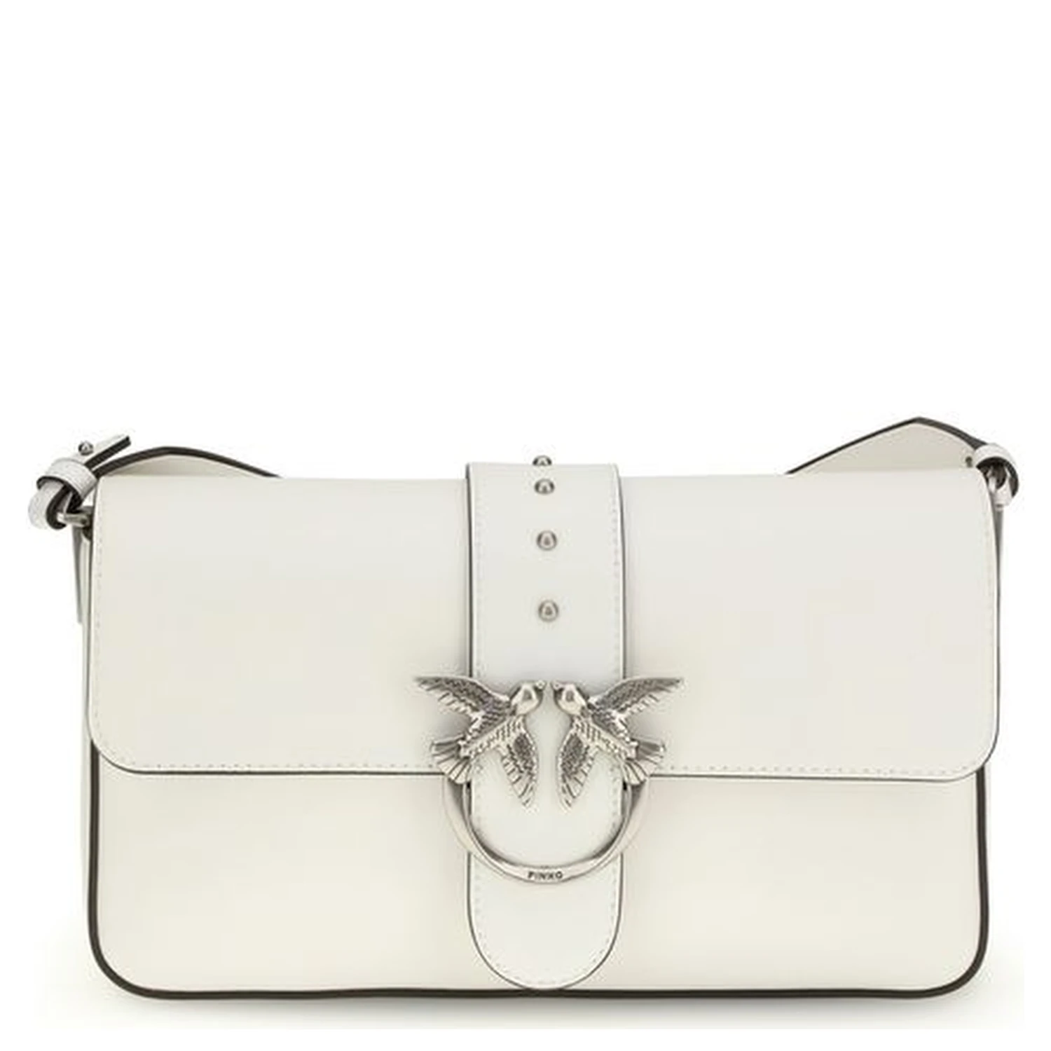 White Leather Shoulder Bag