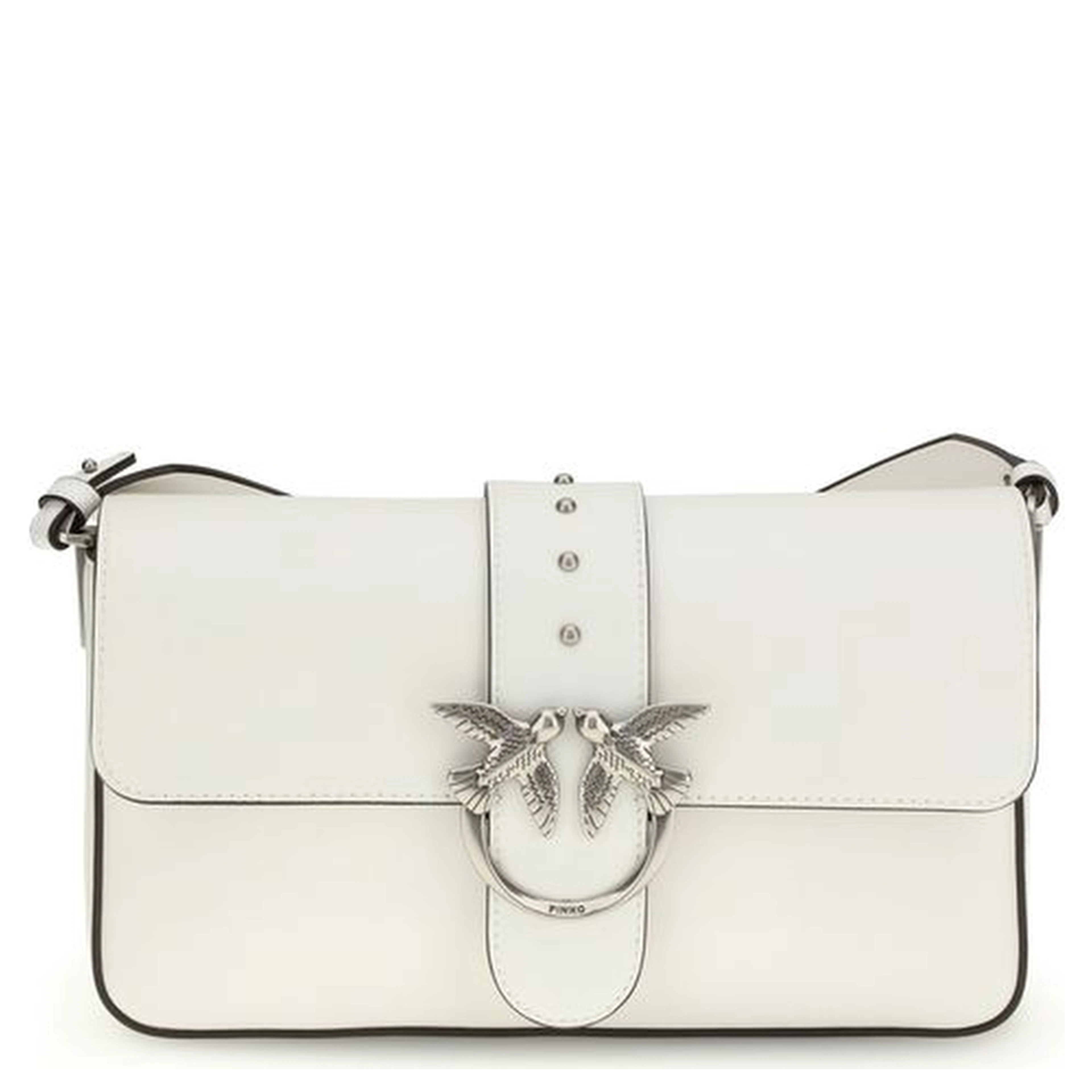 White Leather Shoulder Bag
