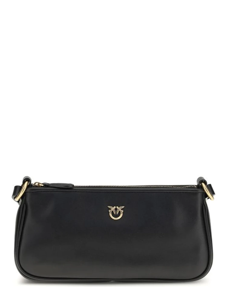Black Calf Leather Bos Taurus Shoulder Bag