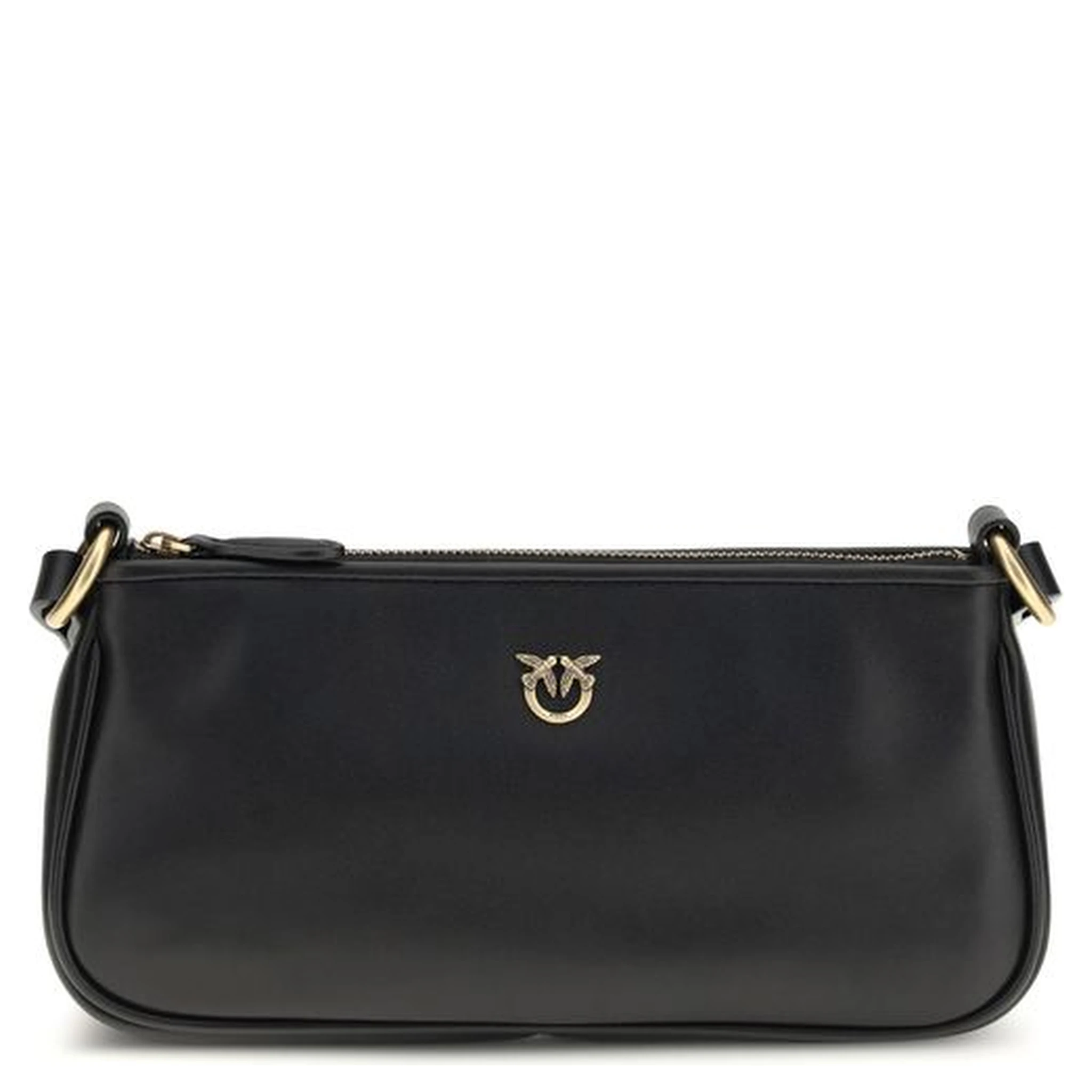 Black Calf Leather Bos Taurus Shoulder Bag