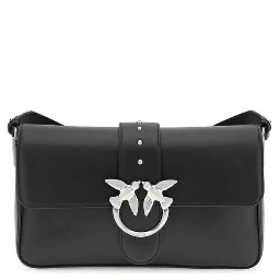 Black Leather Shoulder Bag