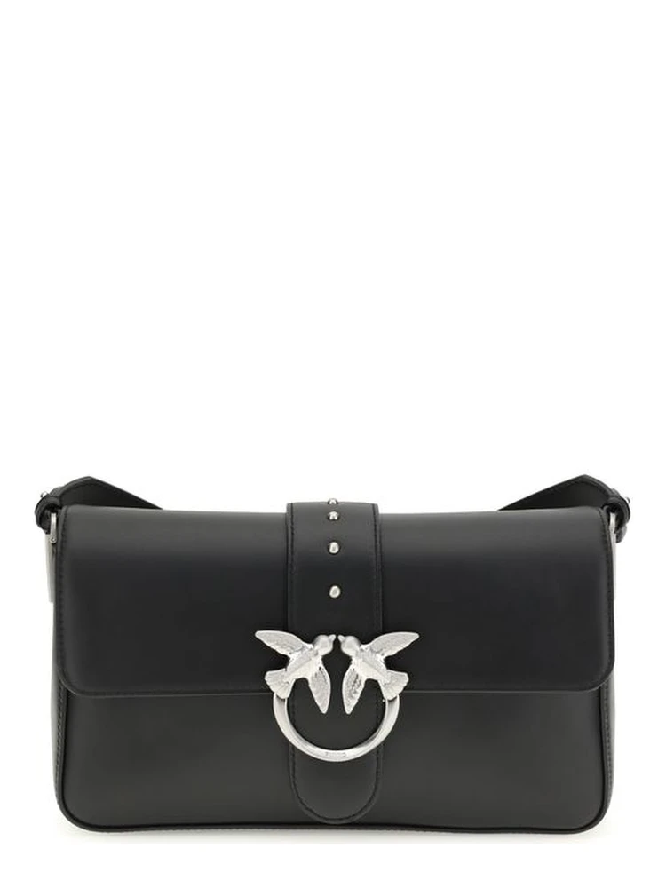 Black Leather Shoulder Bag