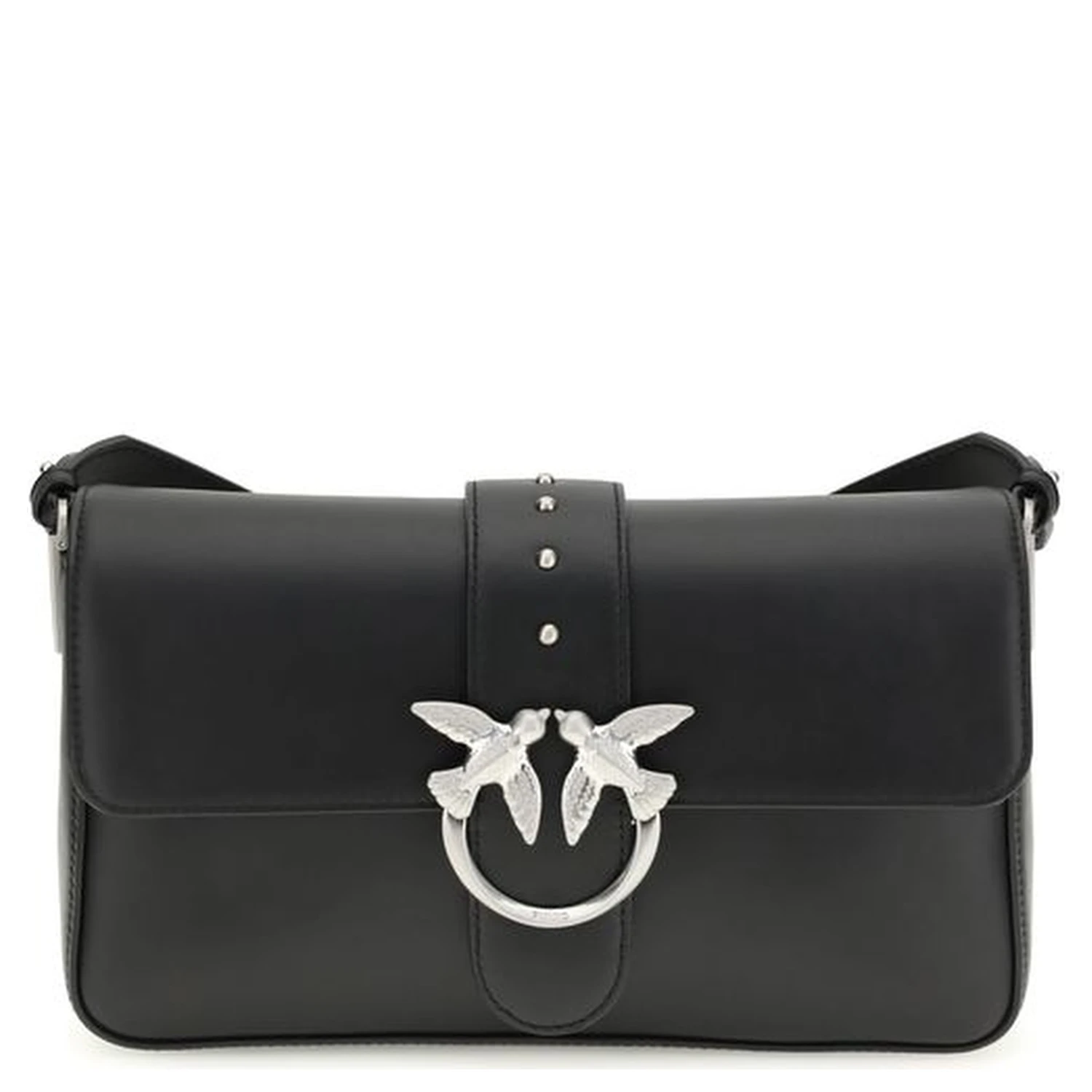 Black Leather Shoulder Bag