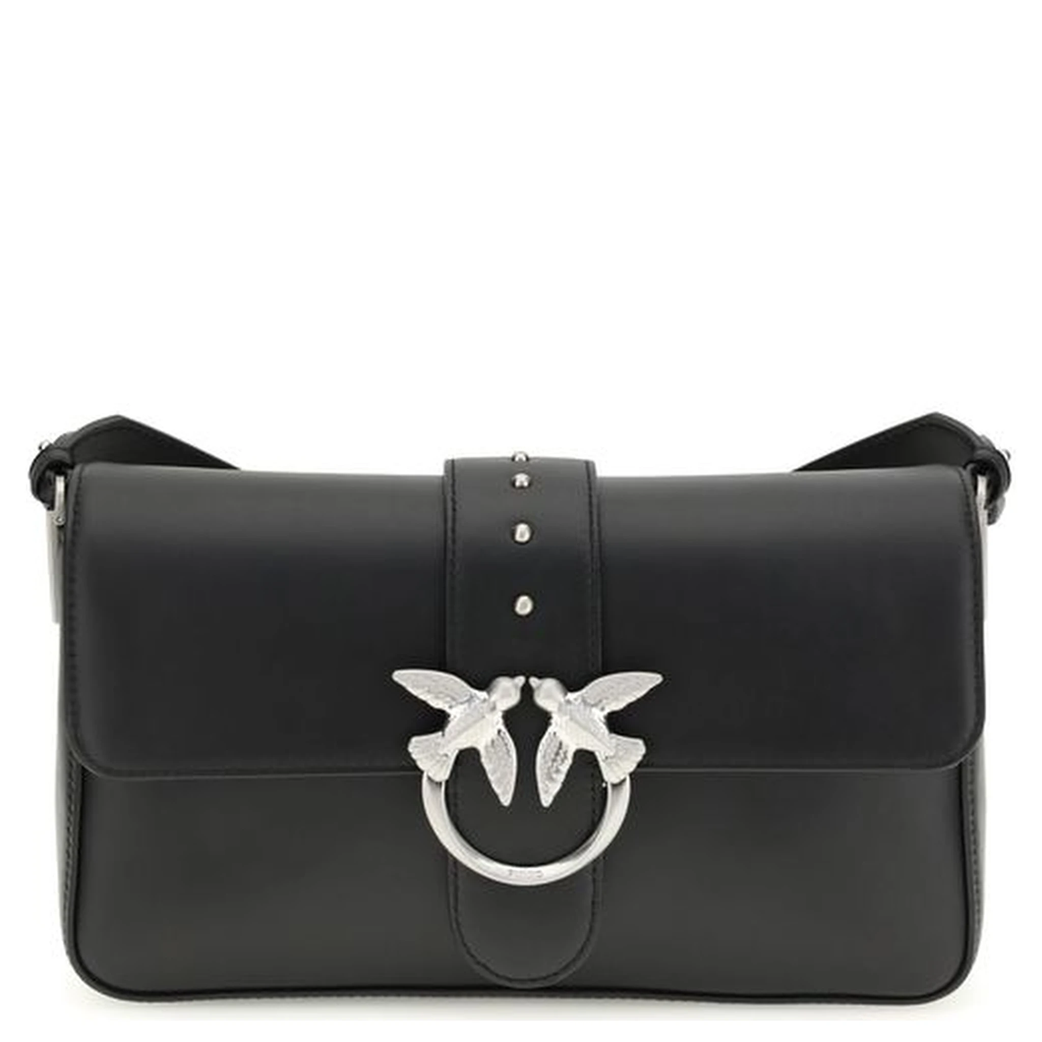 Black Leather Shoulder Bag