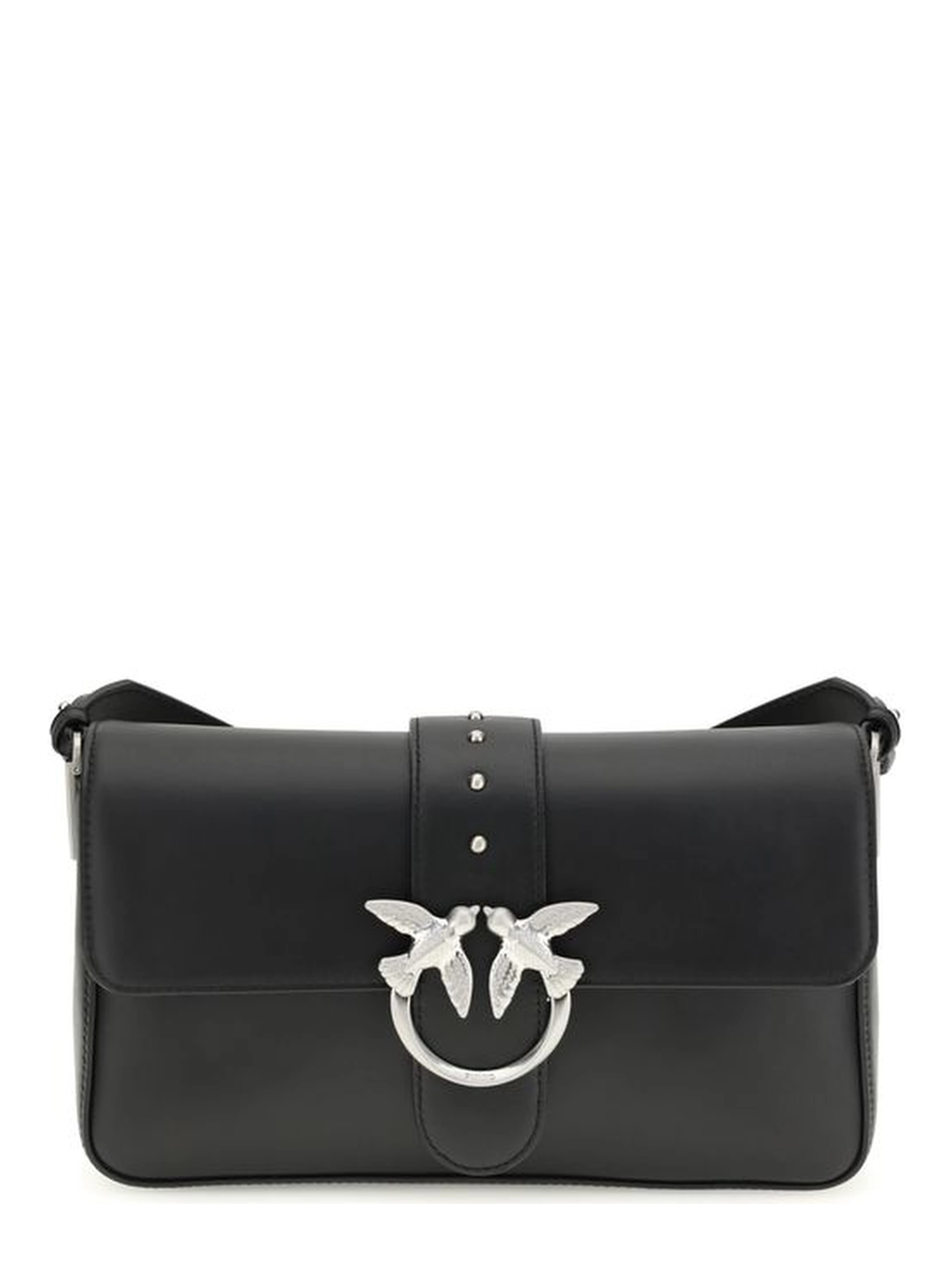 Black Leather Shoulder Bag