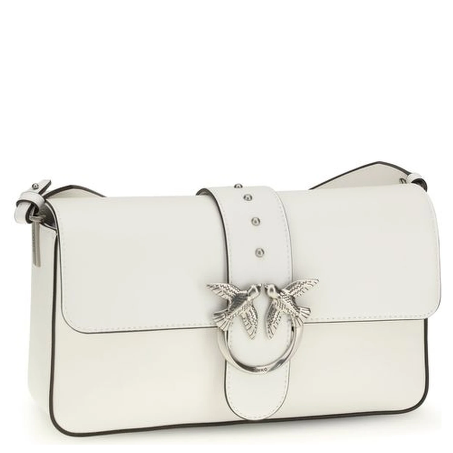 White Leather Shoulder Bag
