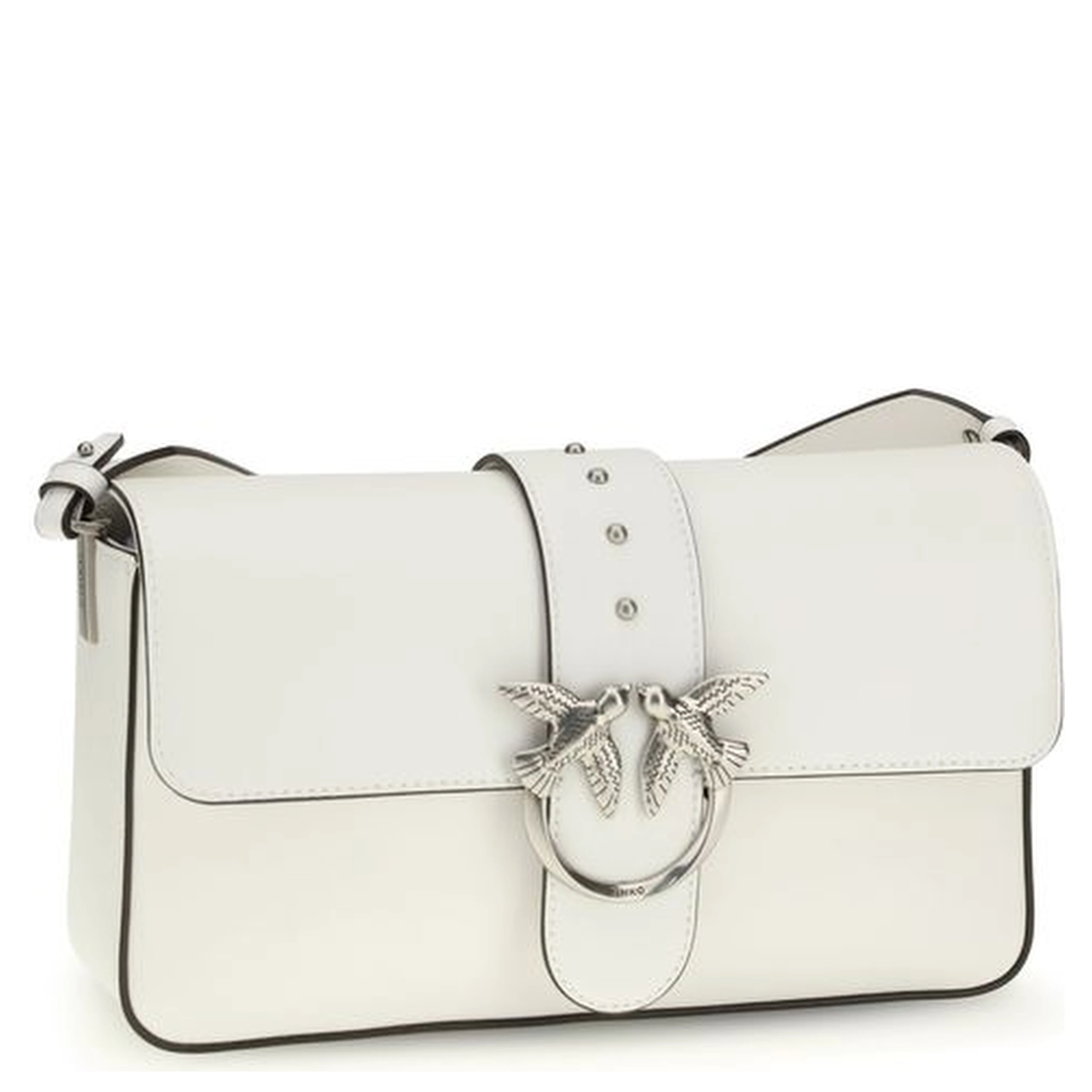 White Leather Shoulder Bag
