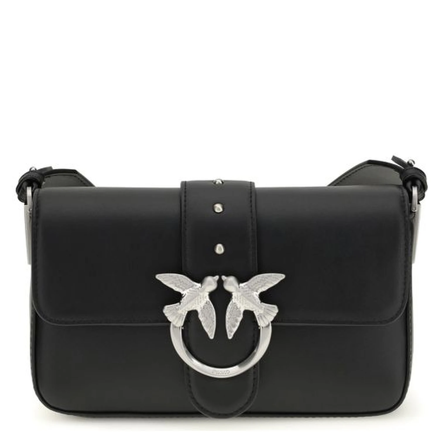 Black Calf Leather Bos Taurus Shoulder Bag