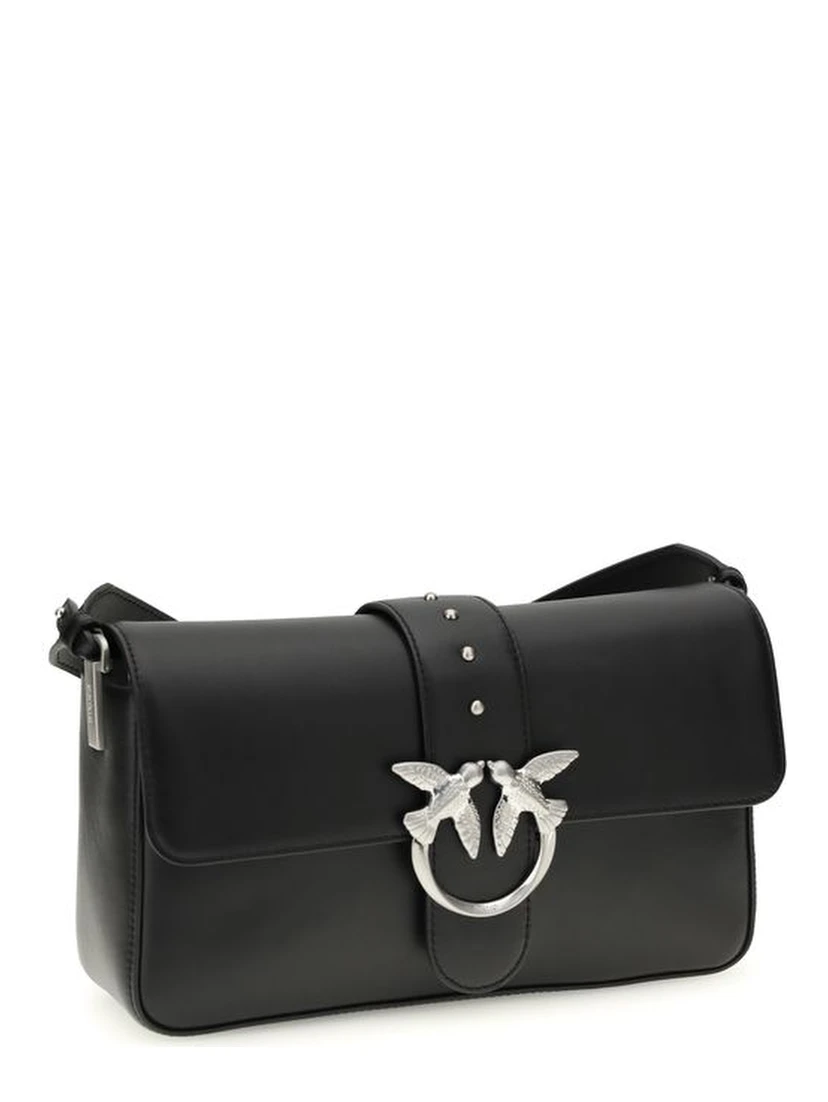 Black Leather Shoulder Bag
