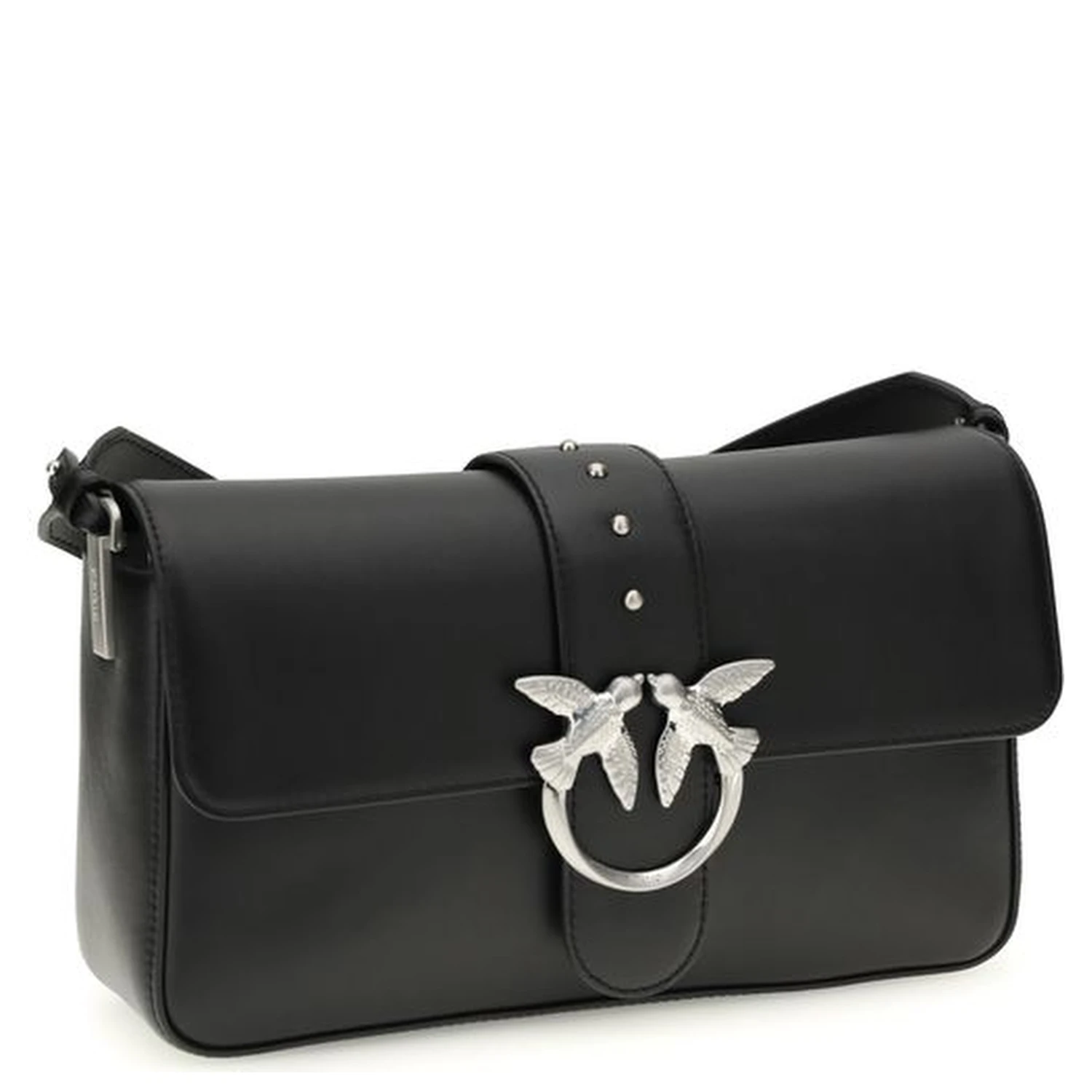 Black Leather Shoulder Bag