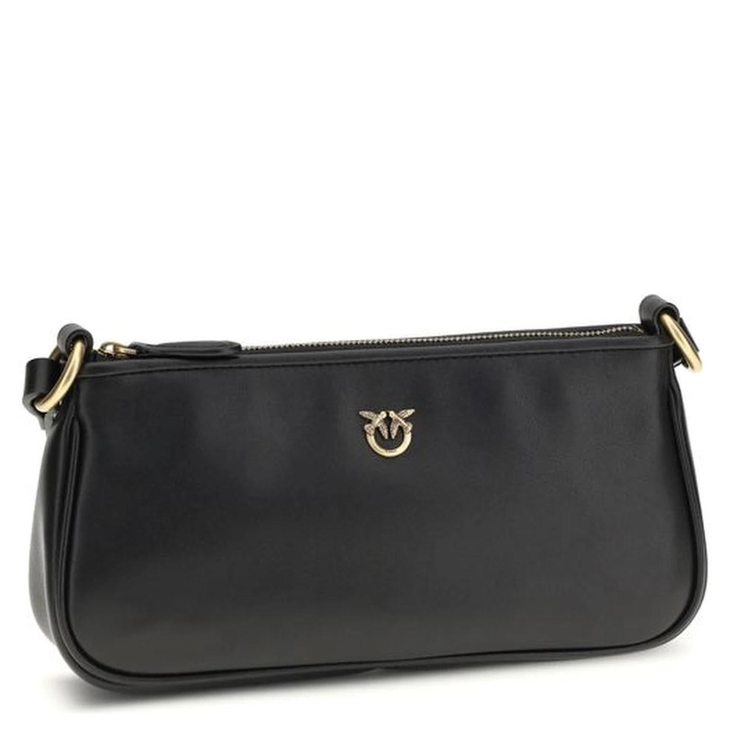 Black Calf Leather Bos Taurus Shoulder Bag