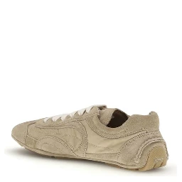 Beige Lamb Ovis Aries Aries Athletic Sneakers