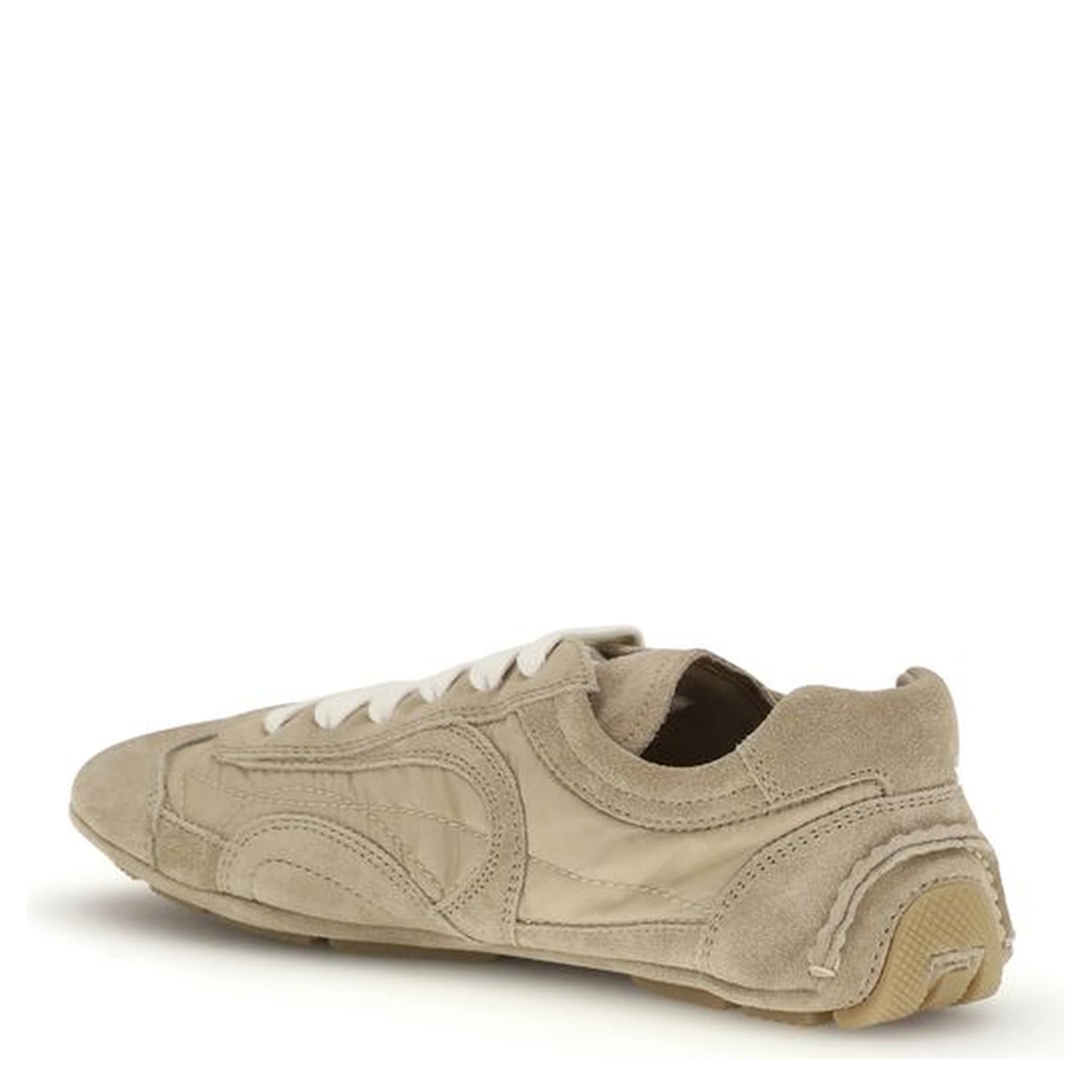 Beige Lamb Ovis Aries Aries Athletic Sneakers