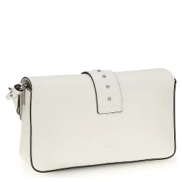 White Leather Shoulder Bag