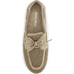 Beige Calf Leather Bos Taurus Slip-On Loafers