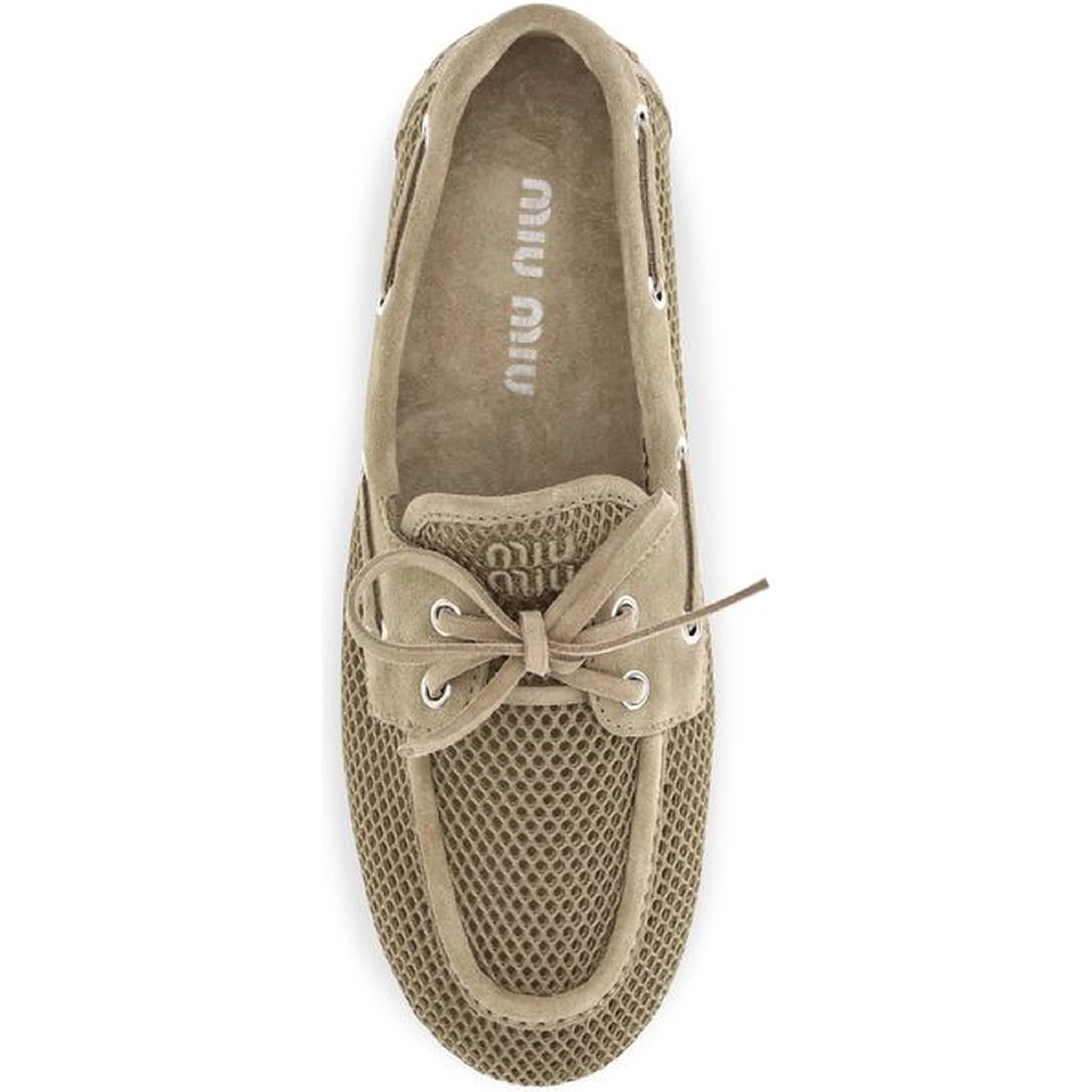 Beige Calf Leather Bos Taurus Slip-On Loafers