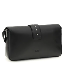 Black Leather Shoulder Bag