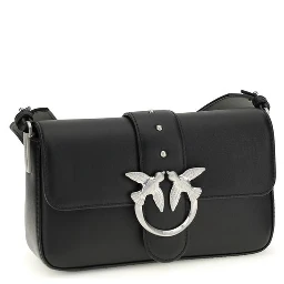 Black Calf Leather Bos Taurus Shoulder Bag