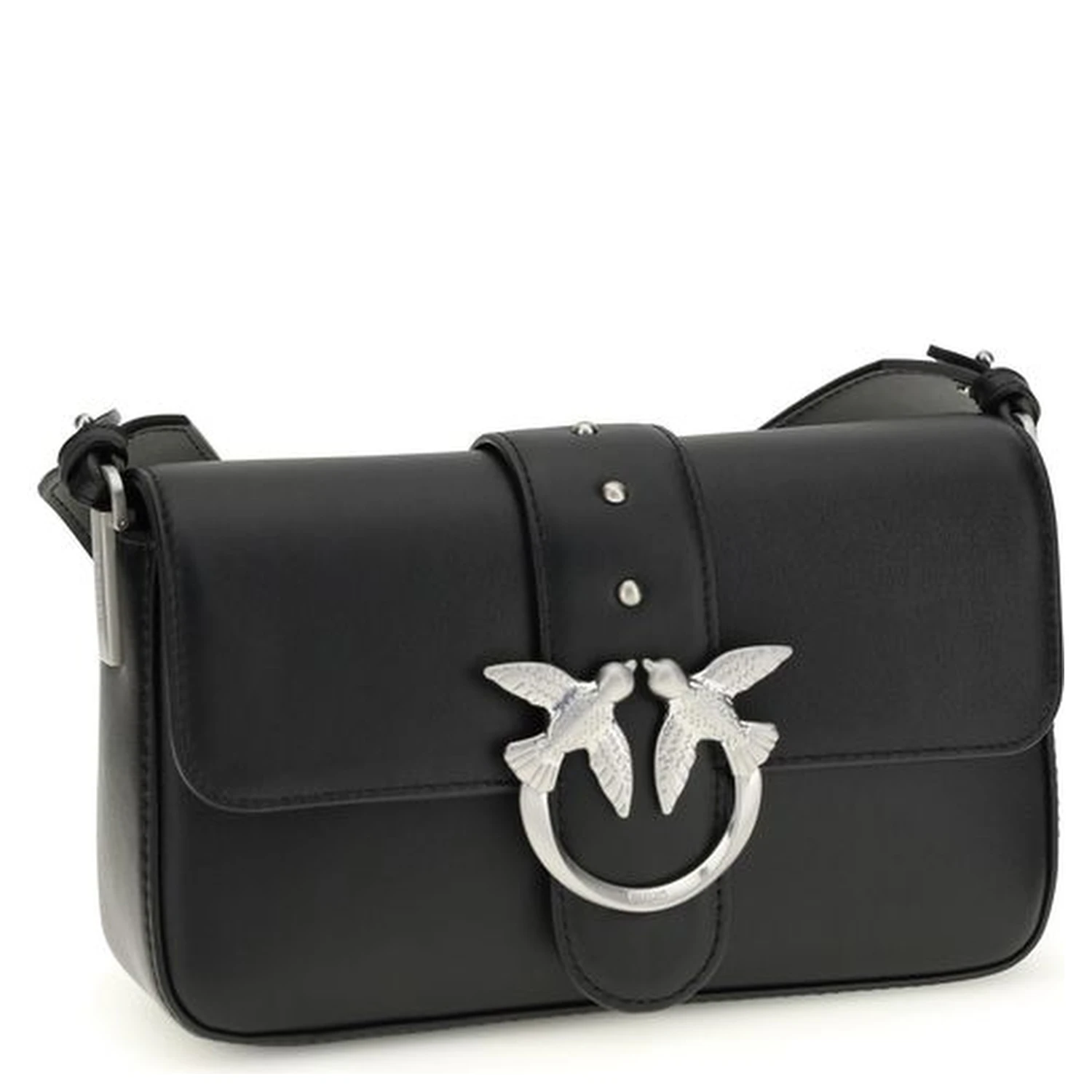 Black Calf Leather Bos Taurus Shoulder Bag