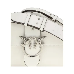 White Leather Shoulder Bag