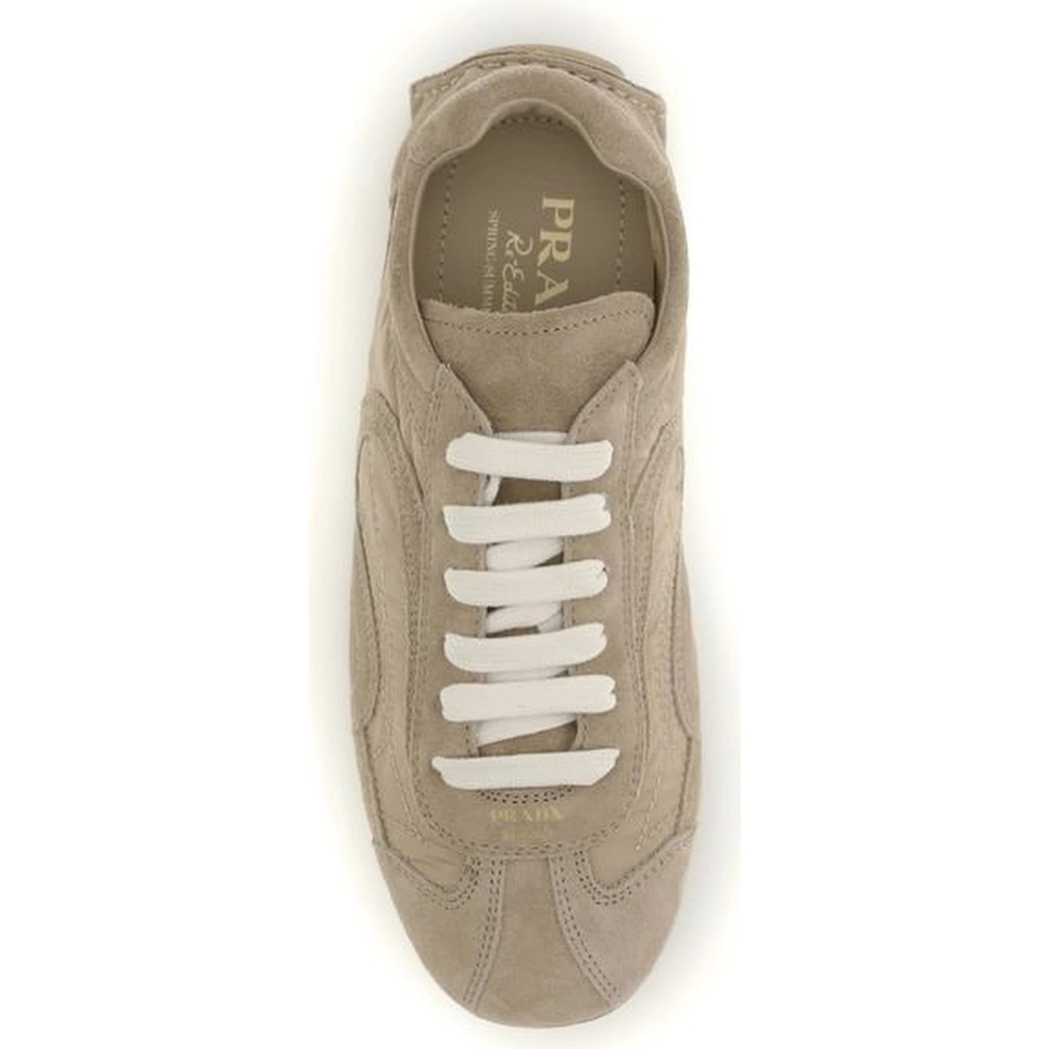 Beige Lamb Ovis Aries Aries Athletic Sneakers