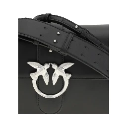 Black Leather Shoulder Bag